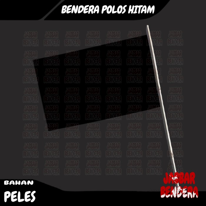 Mntb" Bendera Polos Hitam