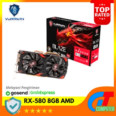 VURRION BLAZE RADEON RX580 8GB RX 580 8G RX-580 8GB AMD RADEON