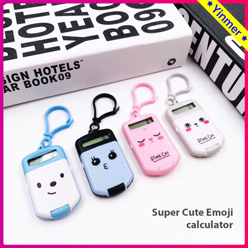 

COD Kalkulator Mini Saku Portable Lucu Dengan Gantungan Kunci Kalkulator Ekspresi Calculator