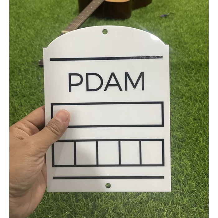 

Ready Papan Akrilik Tulis Meteran Pdam / Board Acrylic Pdam Or Pln Sign Board Acrylic