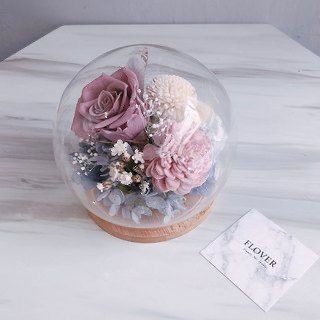Glass Dome Circle / Bulat / Flower Dome Bulat
