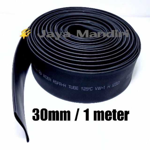 AYOOOLLARIZSS Isolasi Bakar 30mm / Selongsong Bakar / Selang Bakar( 30mm /1 Meter ) KUALITAS BAGUS