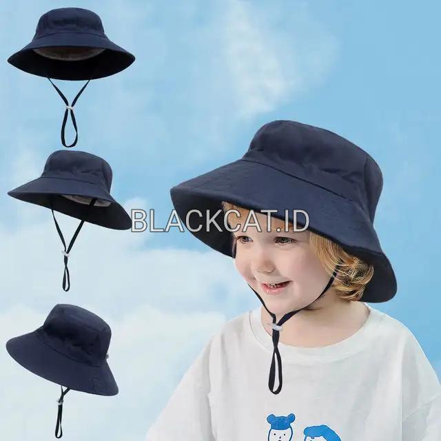 Kidelle- TOPI RIMBA ANAK TOPI GUNUNG PRIA WANITA TOPI RIMBA POLOS TALI TOPI OUTDOOR