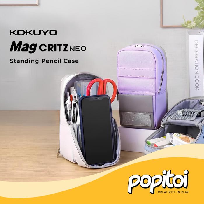 

Ready Kokuyo Mag Critz Neo Large Standing Pencil Case Kotak Pensil