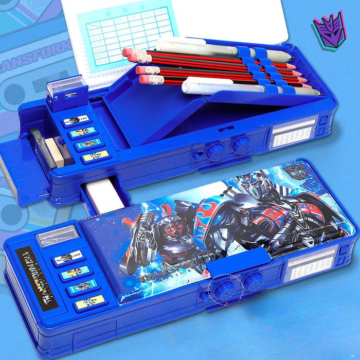

Ready Pensil Kotak Transformer Multifungsi Dengan Kunci Sandi Teknologi Tinggi Untuk Anak Taman