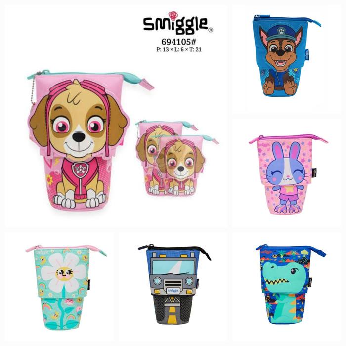 

Ready Kotak Pensil Smiggle Movin' Stand N' Slide 2 In 1 Pencil Case