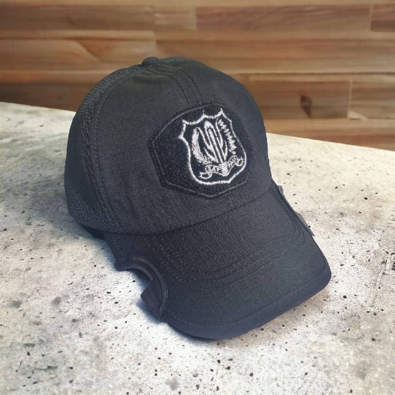 TOPI SATPAM COAK HITAM TOPI SATPAM