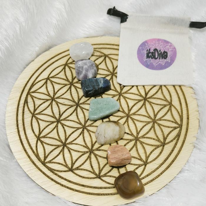7 chakra stone set
