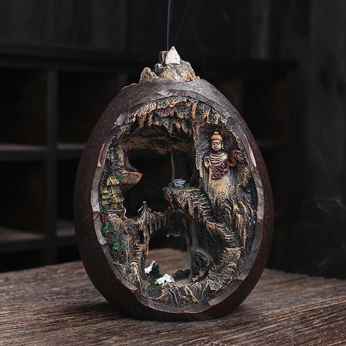 Miniatur Dupa Aromaterapi asap air terjun Bukit Thai Resin free dupa aromaterapi 20pcspinset