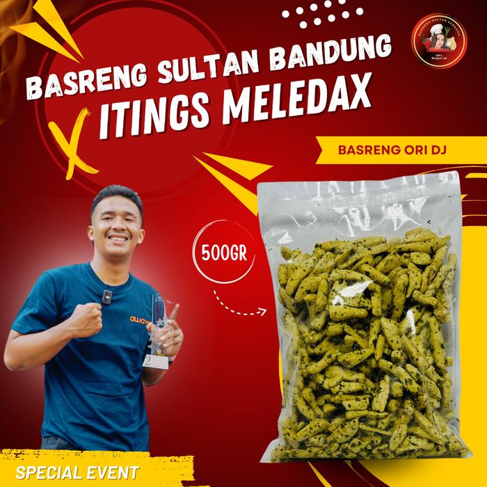 

Kuliner.Kita 500Gr Basreng Sultan Bandung Ori Daun Jeruk X Iting Meledax