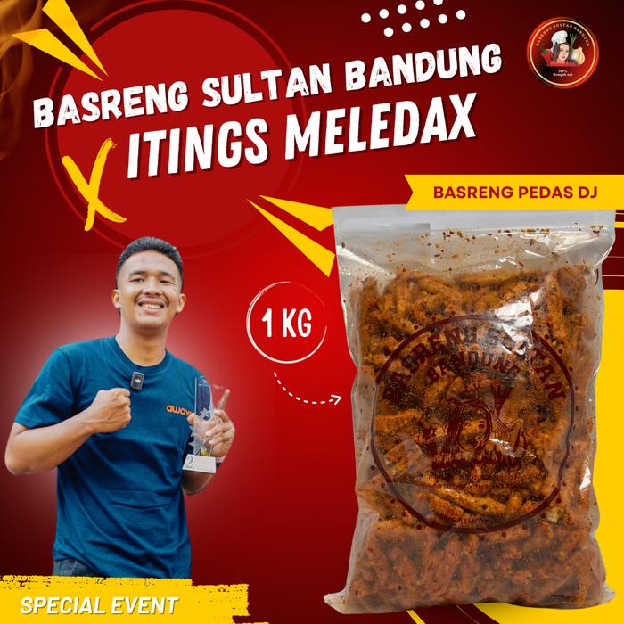 

Kuliner.Kita 1Kg -Basreng Sultan Bandung Pedas Daun Jeruk X Iting Meledax