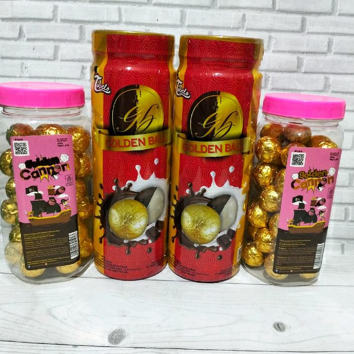 

Kuliner.Kita Tobelo Golden Balls Mix Cannon Paket Happiness 4 Toples