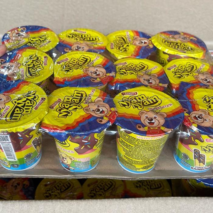 

Kuliner.Kita Agen Distributor Makanan Ringan Snack Biskuit Nyam Nyam Fantasy Stick Choco Rainbow