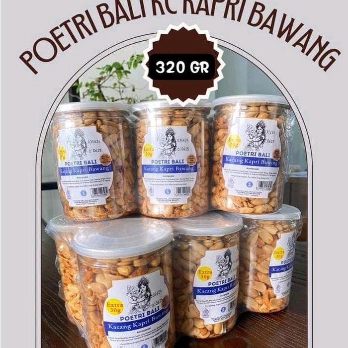 

Kuliner.Kita Kacang Kapri Bawang Toples Poetri Bali