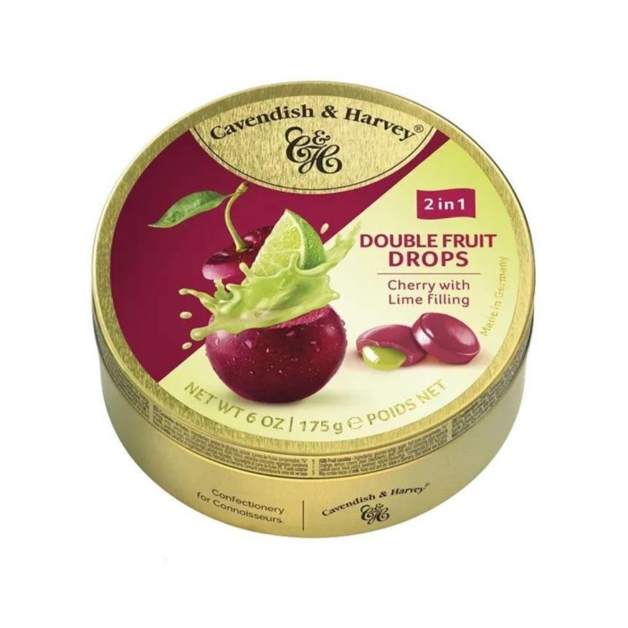 

Kuliner.Kita Cavendish & Harvey Double Fruit Cherry With Lime 175Gr