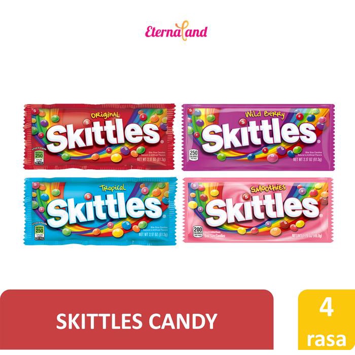 

Kuliner.Kita Skittles Candies - Permen Aneka Rasa Impor Usa
