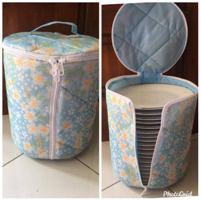 Tas Piring Busa 26 5 Cm Jumbo Anti Debu - Tempat Piring Lapis Busa Ter