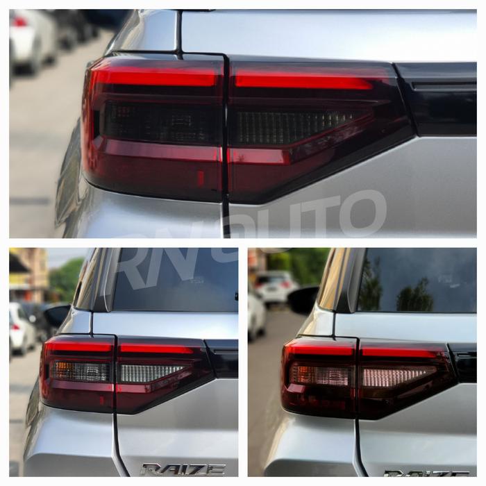 Stiker Smoke Lampu Belakang Tail Light Aksesoris Raize Rocky