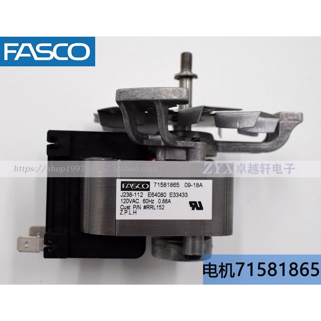 SALE 71581865 FASCO motor thermostatic cabinet insulation food truck fan motor high temperature resi