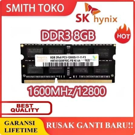 [Expert] [BARU] RAM / MEMORY hynix SODIMM laptop DDR3 8GB 1600/12800 8G sodim