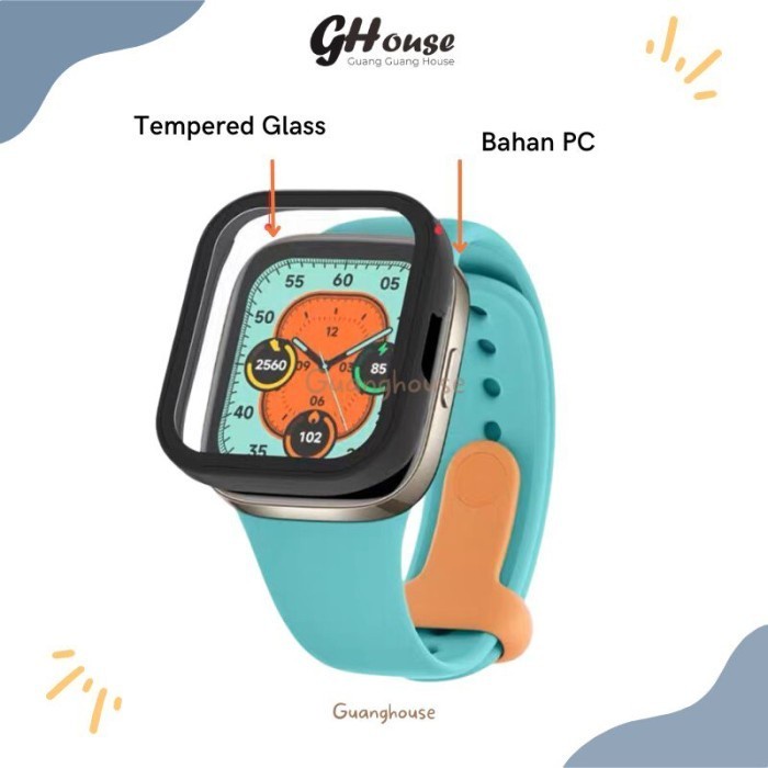 (Expert) Case Redmi Watch 3 Bumper Case Xiaomi Redmi Watch 3 Bahan PC Tempered