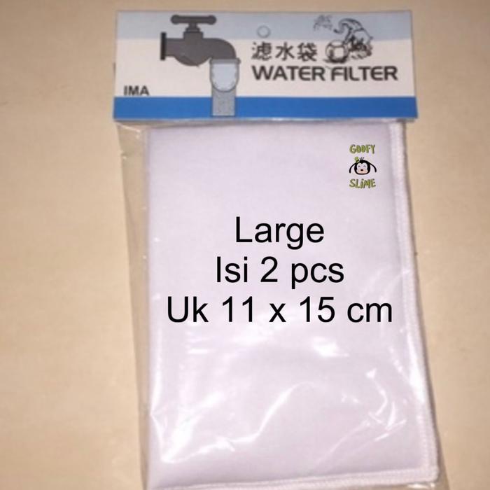 TERPERCAYA saringan air kain / water filter / kain saringan / saringan air IMA