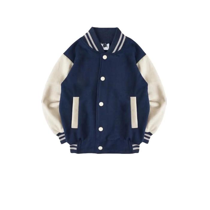 Stycil- Sweater Anak POLOS Varsity Baseball Anak Jaket anak varsity Polos Santai Fashion kids