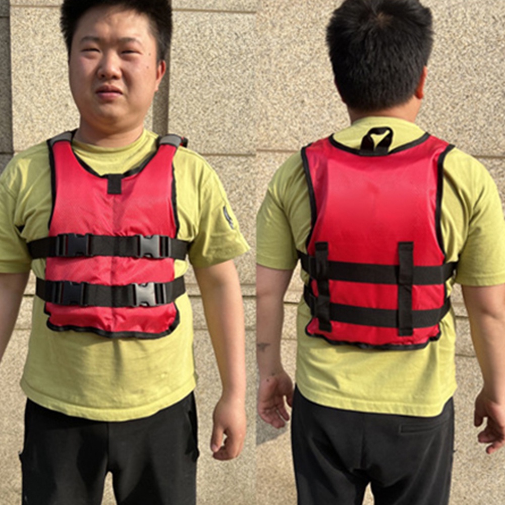 Professional Life Jacket Adjustable Emergency Rescue Life Jacket Waterproof for Kayaking Boating