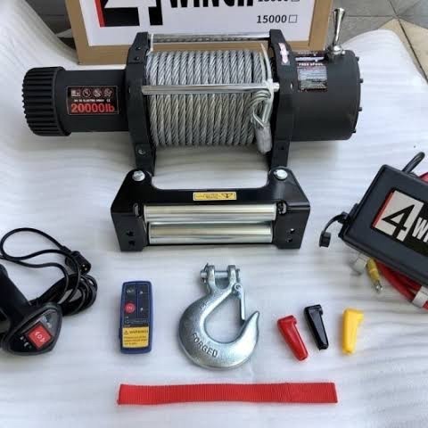 TERBARU 4winch 20000 lbs winch 4winch 20000lbs 12v & 24v BISA GOSEND