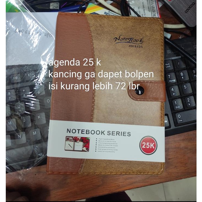

Kualitas terbaik] buku notes agenda kancing murah 25 k ukuran 15 x 21 cm isi 72 lembar g