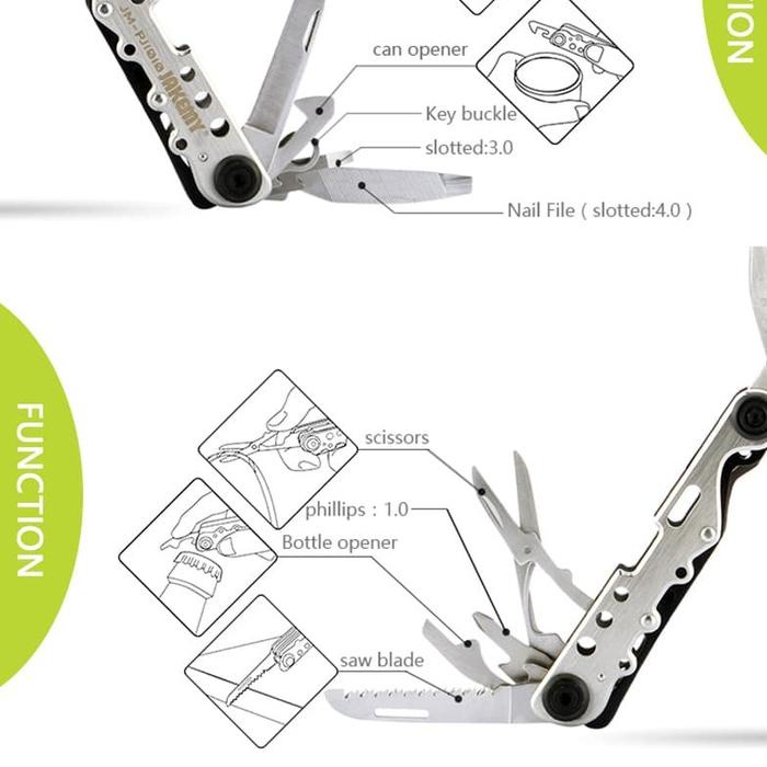 Sudimampir Jakemy Tang Edc Multifungsi 10 In 1 - Jm-Pj1010