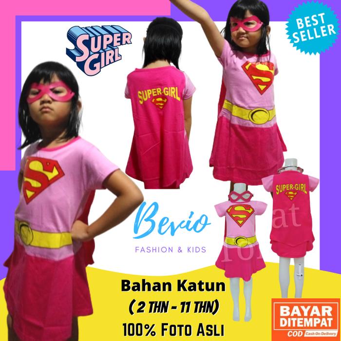 Promo Kostum Anak Supergirl