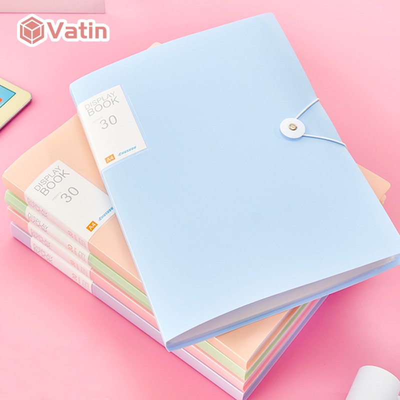 

Display Book / Map File Dokumen A4 20/30/40 Halaman Warna Pastel-Vatin_Shop