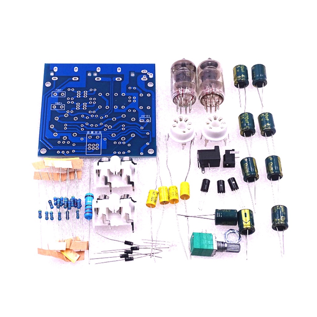 AC 12V 1A 6J1 Value Preamp Tube Preamp Amplifier Board PreAmplifier Headphone DIY Kits-BLife