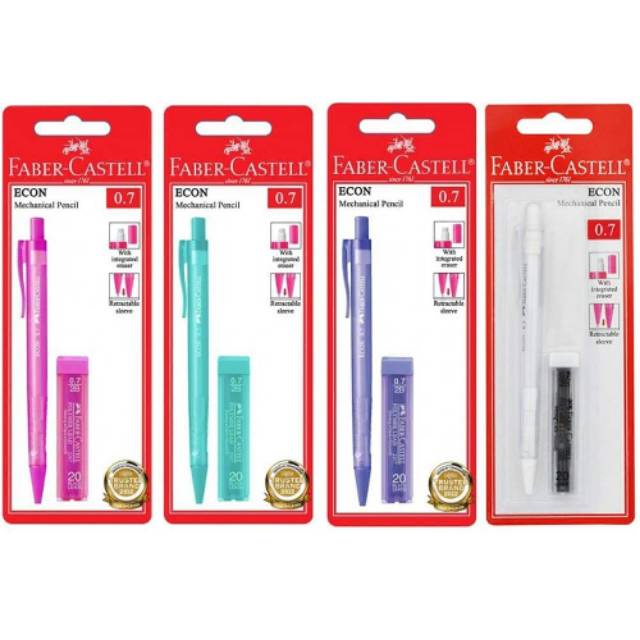 

FABER CASTELL - PENSIL MEKANIK 0.7 FREE REFILL(1 PCS)