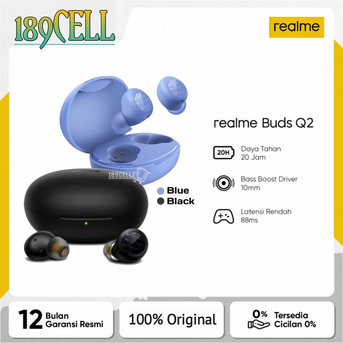 Realme Buds Q2 Tws Original Garansi Resmi Realme - Asli