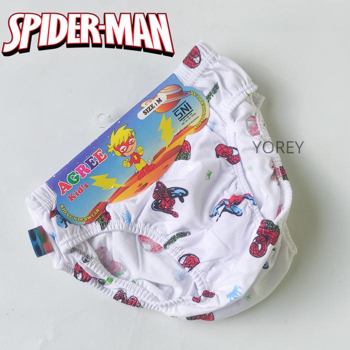 Gayani- CELANA DALAM AGREE KIDS MOTIF SPIDERMAN CELANA DALAM ANAK LAKI-LAKI CD AGREE KIDS