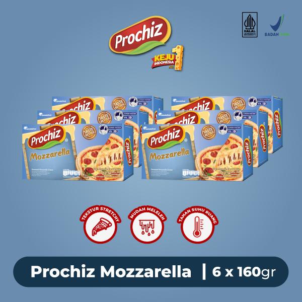 

DISKON KEJU PROCHIZ MOZZARELLA 160 GR PAKET 6 PCS READYY
