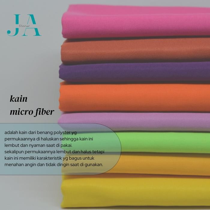 SALE kain microfiber water repellent - 29 warna - bahan jaket shortpant dll