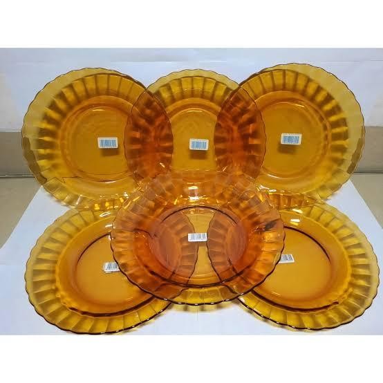 TERBARU 6 PCS PIRING MAKAN DURALEX ORIGINAL MADE IN FRANCE