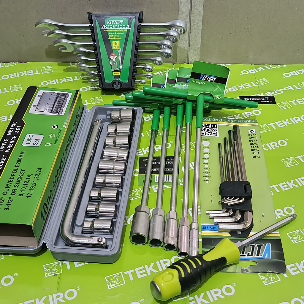 Promo Paket Lengkap Murah / Alat Kunci Motor / Alat Bengkel / Kunci Pas / Sok Shock / Tools Set