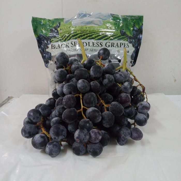 

BisaInstan- ANGGUR HITAM TANPA BIJI / SEEDLESS BLACK GRAPES
