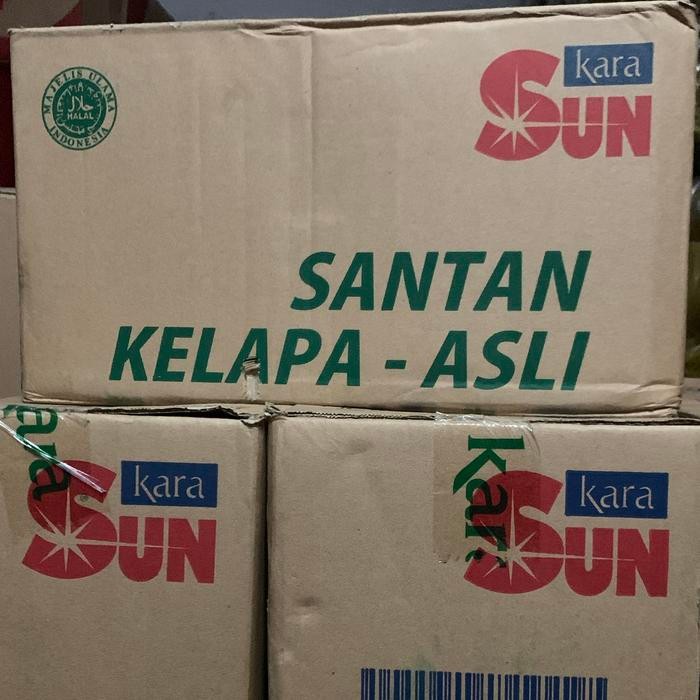 

BisaInstan- Sun Kara Santan Kelapa 1000ml 1 dus isi 12 pcs