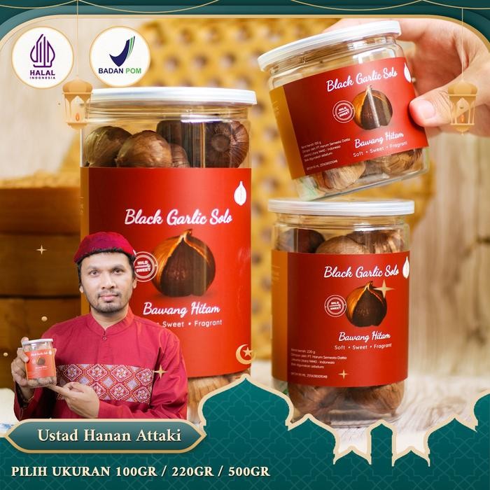 

BisaInstan- Bawang Hitam HSD Premium Quality 100, 220, & 500 Gr - Herbal Spices