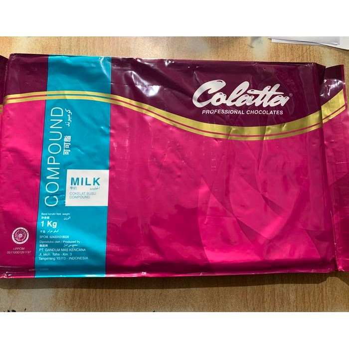 

BisaInstan- Colatta Milk chocolate compound 1kg blok