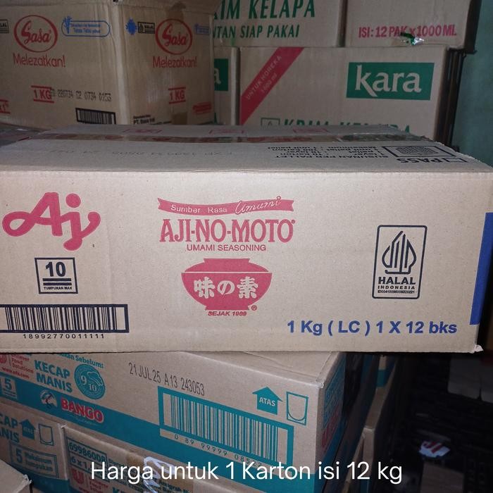 

BisaInstan- Ajinomoto Penyedap Rasa Msg 1 Kg X 12 Pack (Kartonan)