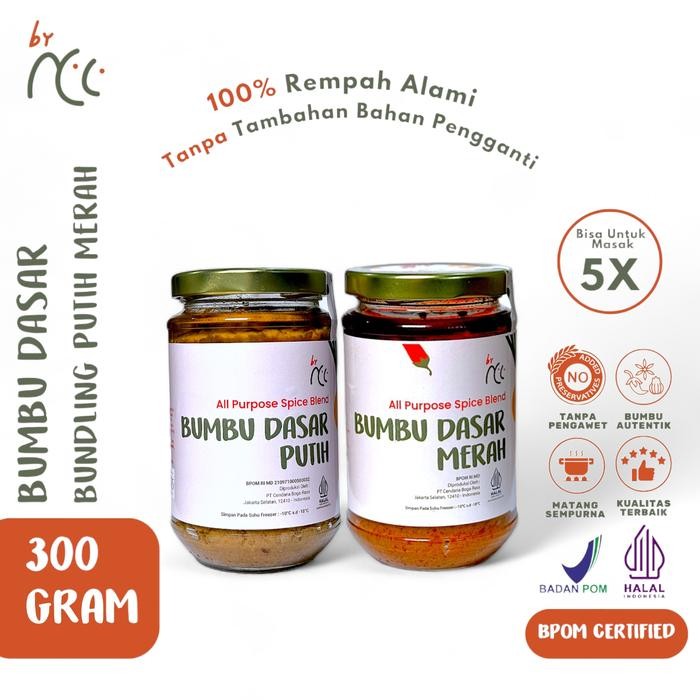 

BisaInstan- By NCC Bundling 2 Bumbu Dasar (Bumbu Dasar Merah & Bumbu Dasar Putih)