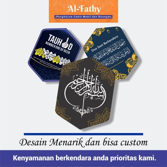 [Expert] Parfum Mobil Aroma Premium Pewangi Dan Pengharum Desain Islami