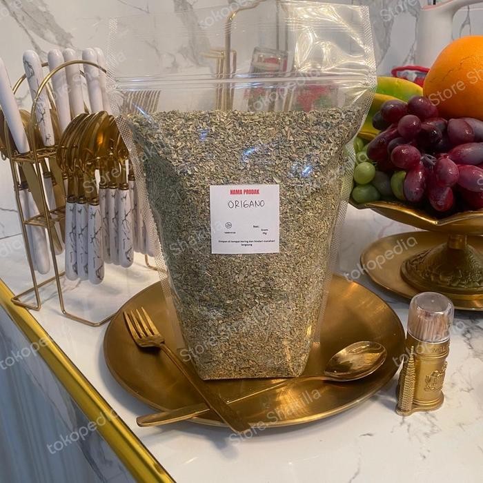 

BisaInstan- Daun Oregano Kering 1000 Gram Kualitas Premium