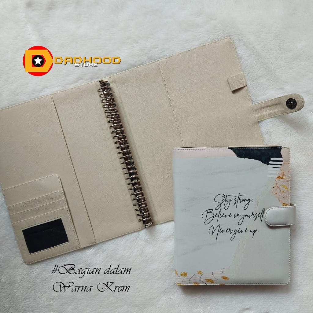 

BINDER PRINTING MOTIP NEVER GIVE UP A5 DAN B5